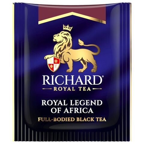 Чай RICHARD &quot;Royal legend of Africa &quot; черный, 100 пакетиков в конвертах по 2 г, ш/к 0, 102735