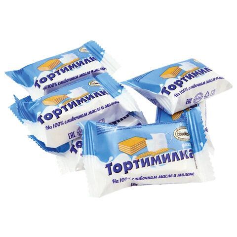 Вафли АККОНД &quot;Тортимилка&quot; со сливочной сбивной начинкой 250 г