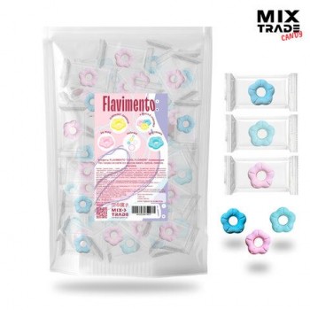 Конфеты мятные таблетированные FLAVIMENTO Ассорти (ваниль,персик,лимон,слива) 500 г, УТ-00002797