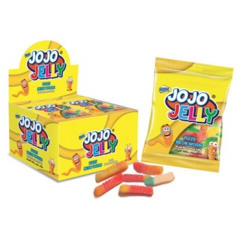 Жевательный мармелад в обсыпке JOJO JELLY 24 шт. "Червячки", 20 г, КОНФИТОЙ, КТ94665