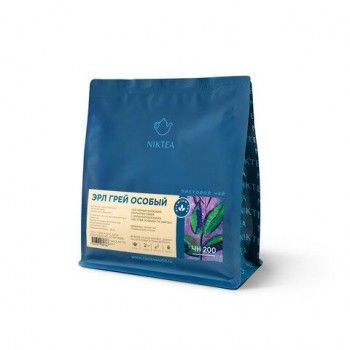 Чай листовой NIKTEA "Earl Grey Special" черный с бергамотом 250 г, TNIKTE-L00004