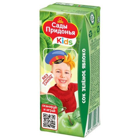 Сок яблочный САДЫ ПРИДОНЬЯ 27 шт. восстановленный 0,2 л