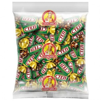 Конфеты шоколадные СЛАВЯНКА "Степ" с лесным орехом, арахисом и фундуком 1000 г, 20506