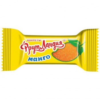 Конфеты СЛАВЯНКА "Фрутландия" в форме долек, со вкусом сочного манго 1000 г, 12377