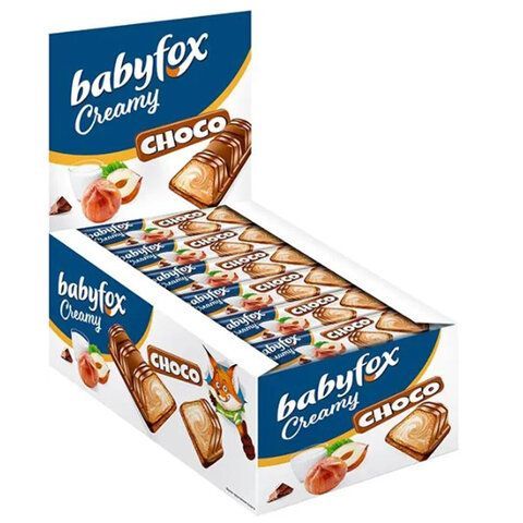 Батончик вафельный BABYFOX 48 шт. "Creamy Choco" 23 г, РВК656