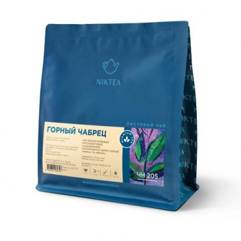 Чай листовой NIKTEA "Горный Чабрец" черный 250 г, TNIKTE-GP0019
