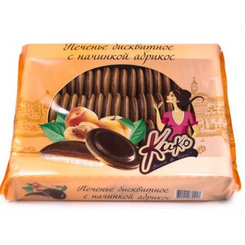 Печенье бисквитное глазированное КИКО со вкусом Апельсина 1,2 кг