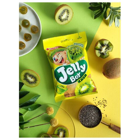 Мармелад жевательный ORION 18 шт. "Jelly Boy" со вкусом киви, 66 г