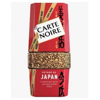 Кофе растворимый CARTE NOIRE "Japan" 90 г, стеклянная банка, сублимированный, 4071127
