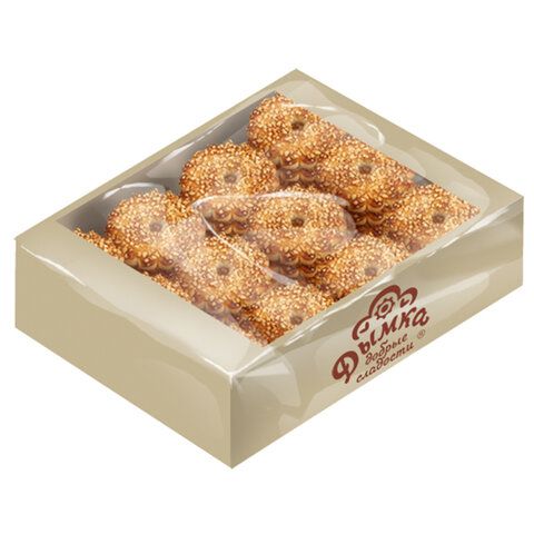 Печенье сдобное ДЫМКА "Коржик" с орехом, 2,9 кг, С57