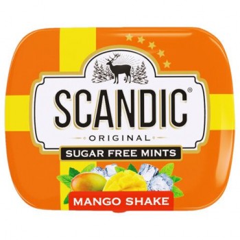 Драже освежающие SCANDIC 18 шт. без сахара со вкусом "Манго", 14 г., 4603766426075