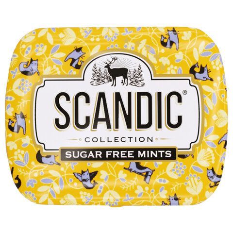 Драже освежающие SCANDIC 18 шт. без сахара со вкусом "Клубничный микс", 14 г., 4610274540063