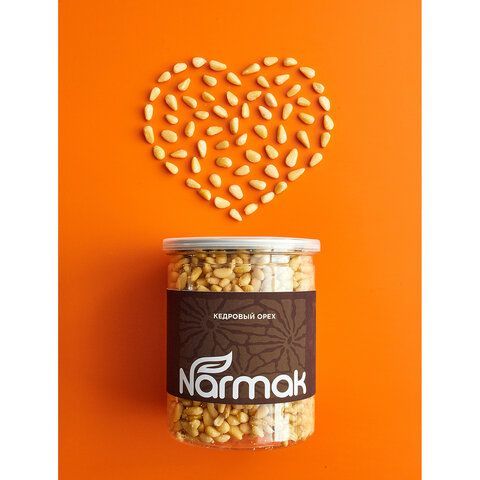 Кедровые орехи отборные NARMAK 500 г, ш/к 15605, 00-00000011