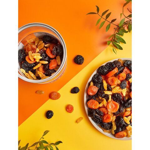 Смесь сухофруктов NARMAK курага, чернослив, изюм, 1кг, ш/к 48014, БП-00002094