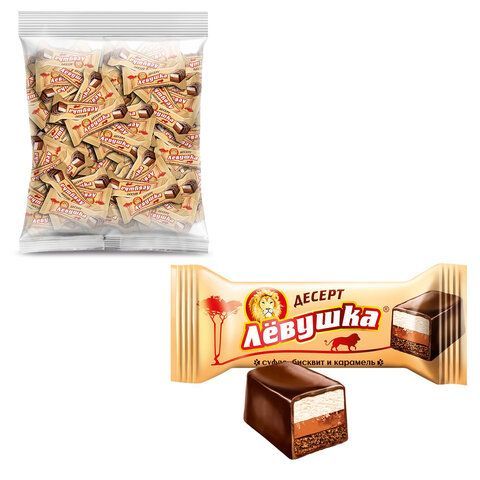 Конфеты глазированные СЛАВЯНКА "Левушка" с карамельно-сливочным вкусом 500 г, ш/к 37882, R6734