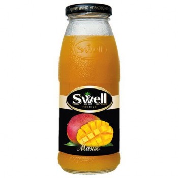 Сок манговый SWELL с мякотью 0,25 л, для детского питания, ш/к 16334, 4040207336