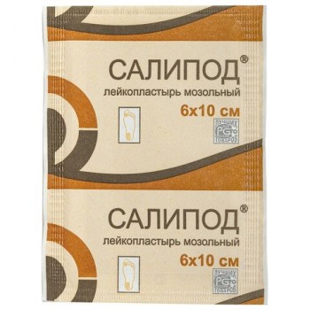 Лейкопластырь мозольный САЛИПОД 5 шт., полоска 6х10 см, 20024076