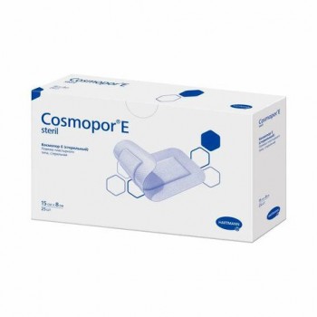Пластырь-повязка COSMOPOR E STERIL, комплект 25 шт., нетканая основа, 15х8 см, 901021