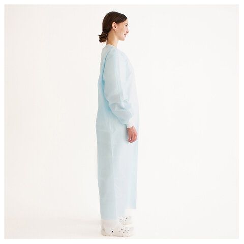 Халат хирургический стерильный 120 см. XXL 56-58р. манжета, спанбонд 25 г/м2, ГЕКСА
