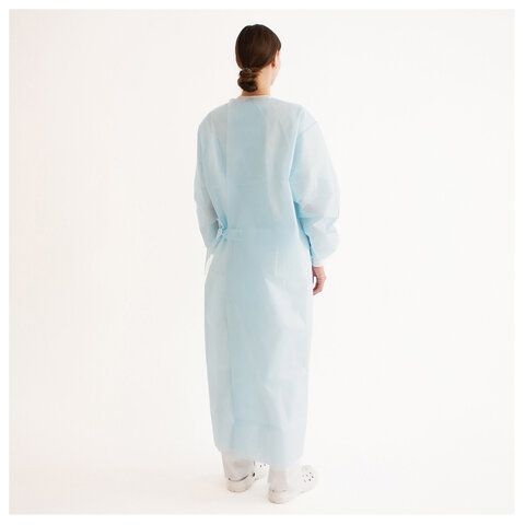 Халат хирургический стерильный 120 см. XXL 56-58р. манжета, спанбонд 25 г/м2, ГЕКСА