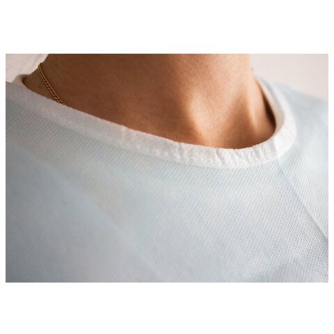 Халат хирургический стерильный 120 см. XXL 56-58р. манжета, спанбонд 25 г/м2, ГЕКСА