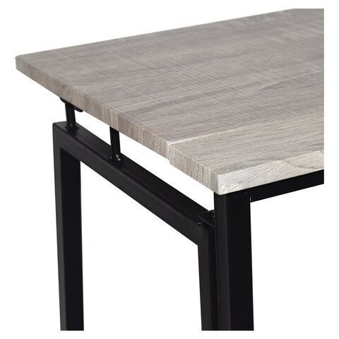 Стол на металлокаркасе BRABIX &quot;LOFT CD-001&quot;, 800х440х740 мм, складной, цвет дуб антик, 641210