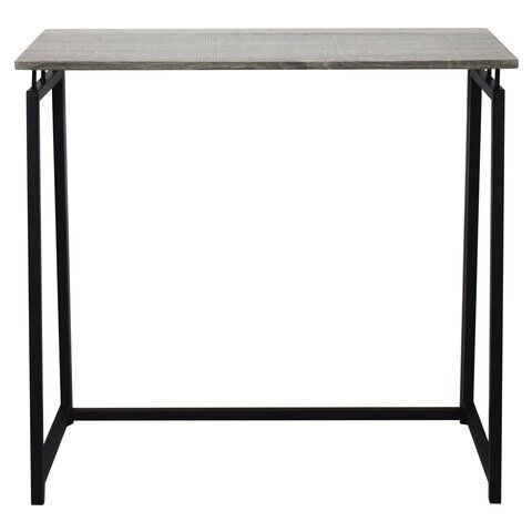 Стол на металлокаркасе BRABIX &quot;LOFT CD-001&quot;, 800х440х740 мм, складной, цвет дуб антик, 641210