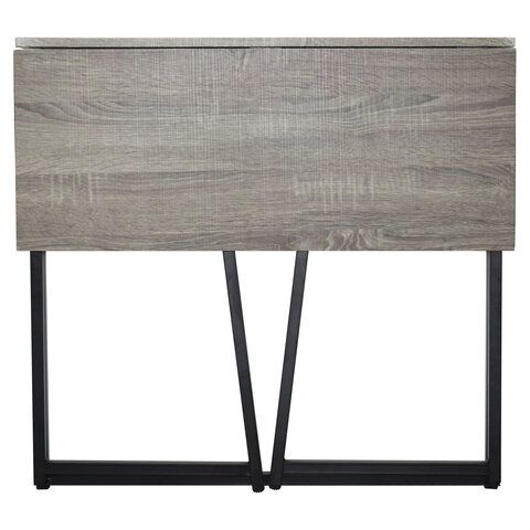 Стол на металлокаркасе BRABIX &quot;LOFT CD-001&quot;, 800х440х740 мм, складной, цвет дуб антик, 641210