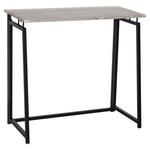 Стол на металлокаркасе BRABIX &quot;LOFT CD-001&quot;, 800х440х740 мм, складной, цвет дуб антик, 641210