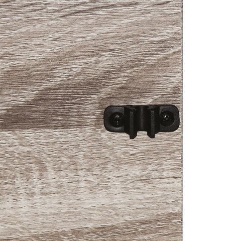 Стол на металлокаркасе BRABIX &quot;LOFT CD-001&quot;, 800х440х740 мм, складной, цвет дуб антик, 641210