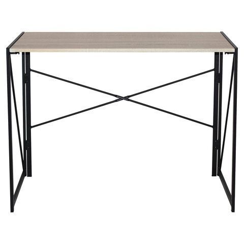 Стол на металлокаркасе BRABIX &quot;LOFT CD-002&quot;, 1000х500х750 мм, складной, цвет дуб натуральный, 641214