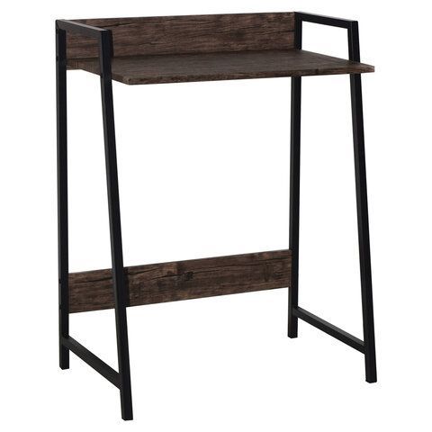 Стол на металлокаркасе BRABIX &quot;LOFT CD-003&quot;, 640х420х840 мм, цвет морёный дуб, 641215