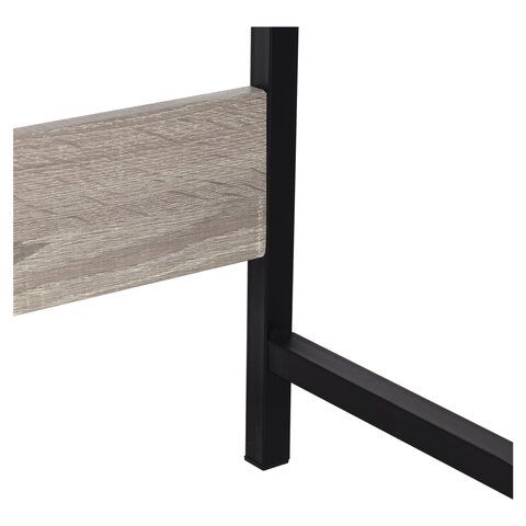 Стол на металлокаркасе BRABIX &quot;LOFT CD-003&quot;, 640х420х840 мм, цвет дуб антик, 641216