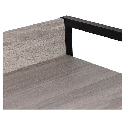 Стол на металлокаркасе BRABIX &quot;LOFT CD-003&quot;, 640х420х840 мм, цвет дуб антик, 641216
