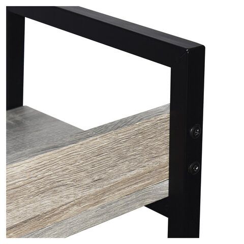 Стеллаж на металлокаркасе BRABIX &quot;LOFT SH-002&quot;, 600х350х845 мм, цвет дуб антик, 641232