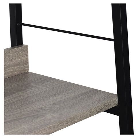 Стеллаж на металлокаркасе BRABIX &quot;LOFT SH-002&quot;, 600х350х845 мм, цвет дуб антик, 641232