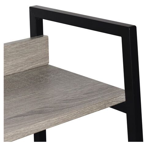 Стеллаж на металлокаркасе BRABIX &quot;LOFT SH-002&quot;, 600х350х845 мм, цвет дуб антик, 641232