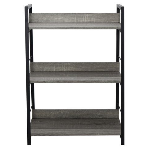 Стеллаж на металлокаркасе BRABIX &quot;LOFT SH-002&quot;, 600х350х845 мм, цвет дуб антик, 641232