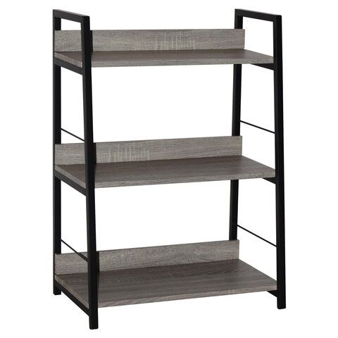Стеллаж на металлокаркасе BRABIX &quot;LOFT SH-002&quot;, 600х350х845 мм, цвет дуб антик, 641232