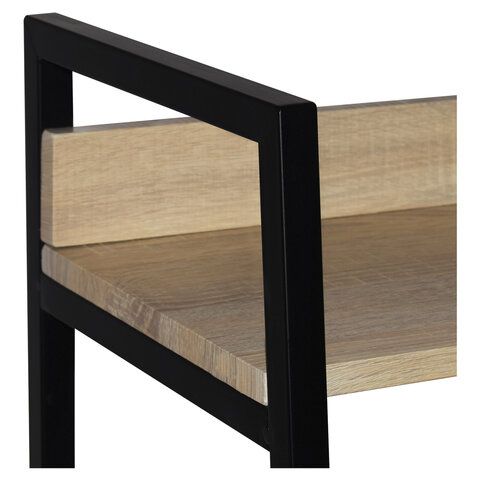 Стеллаж на металлокаркасе BRABIX &quot;LOFT SH-002&quot;, 600х350х845 мм, цвет дуб натуральный, 641233