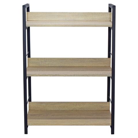 Стеллаж на металлокаркасе BRABIX &quot;LOFT SH-002&quot;, 600х350х845 мм, цвет дуб натуральный, 641233
