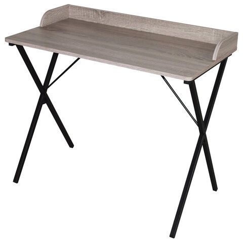 Стол на металлокаркасе BRABIX &quot;LOFT CD-008&quot;, 900х500х780 мм, цвет дуб антик, 641864