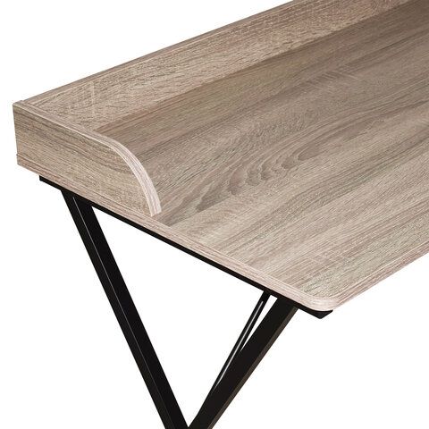 Стол на металлокаркасе BRABIX &quot;LOFT CD-008&quot;, 900х500х780 мм, цвет дуб антик, 641864