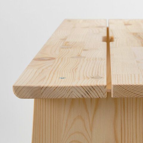 Скамья деревянная, сосна, BRABIX &quot;Scandi Wood SC-003&quot;, 1000х250х450 мм, 641889, 006.02.35