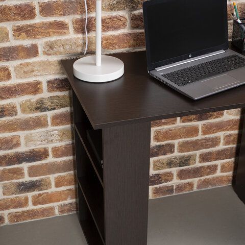 Стол письменный/компьютерный BRABIX &quot;Scandi CD-016&quot;, 1100х500х750мм, 4 ящика, венге, 641893, ЦБ013707-3