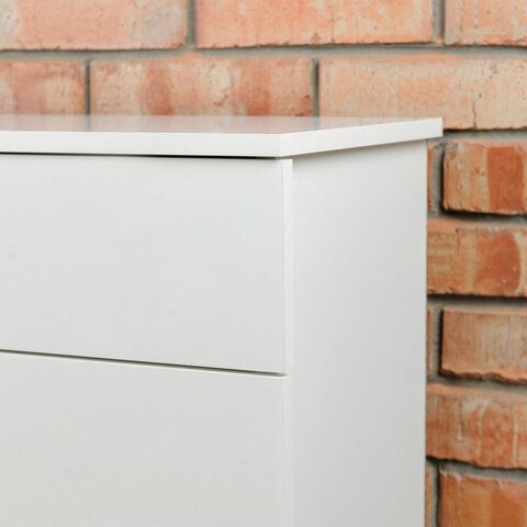 Комод BRABIX &quot;Scandi CM-001&quot;, 750х330х730 мм, 4 ящика, ЛДСП, белый, 641900, ЦБ013659 -1
