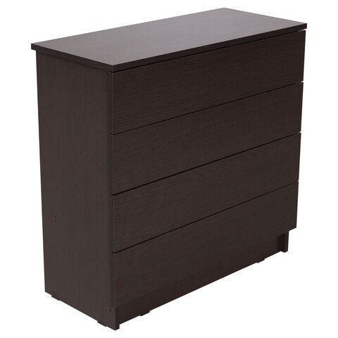 Комод BRABIX &quot;Scandi CM-001&quot;, 750х330х730 мм, 4 ящика, ЛДСП, венге, 641902, ЦБ013659 -3
