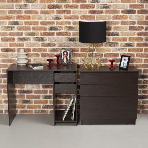 Комод BRABIX &quot;Scandi CM-001&quot;, 750х330х730 мм, 4 ящика, ЛДСП, венге, 641902, ЦБ013659 -3