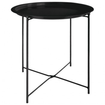 Столик-поднос BOOMHOUSE CT-003 кофейный (ширина 47*высота 51 см), металл, черный, 641938