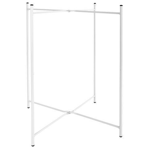 Столик-поднос BOOMHOUSE CT-003 кофейный (ширина 47*высота 51 см), металл, белый, 641939